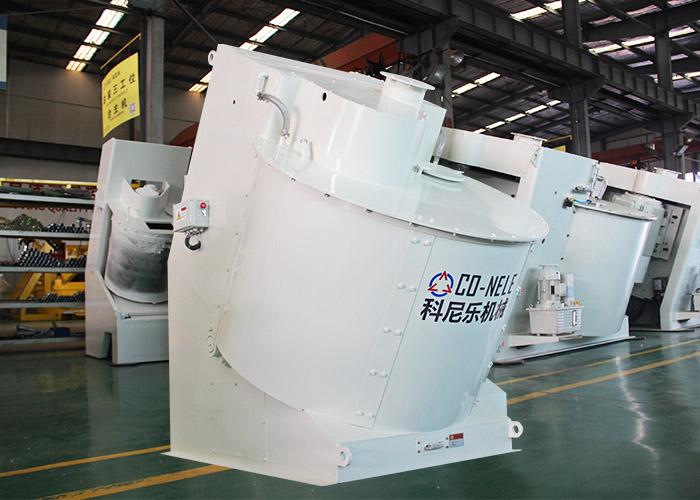 Granulador de mezcla intensiva en el campo de los materiales semiconductores